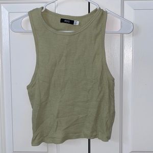 BDG sage green tank top